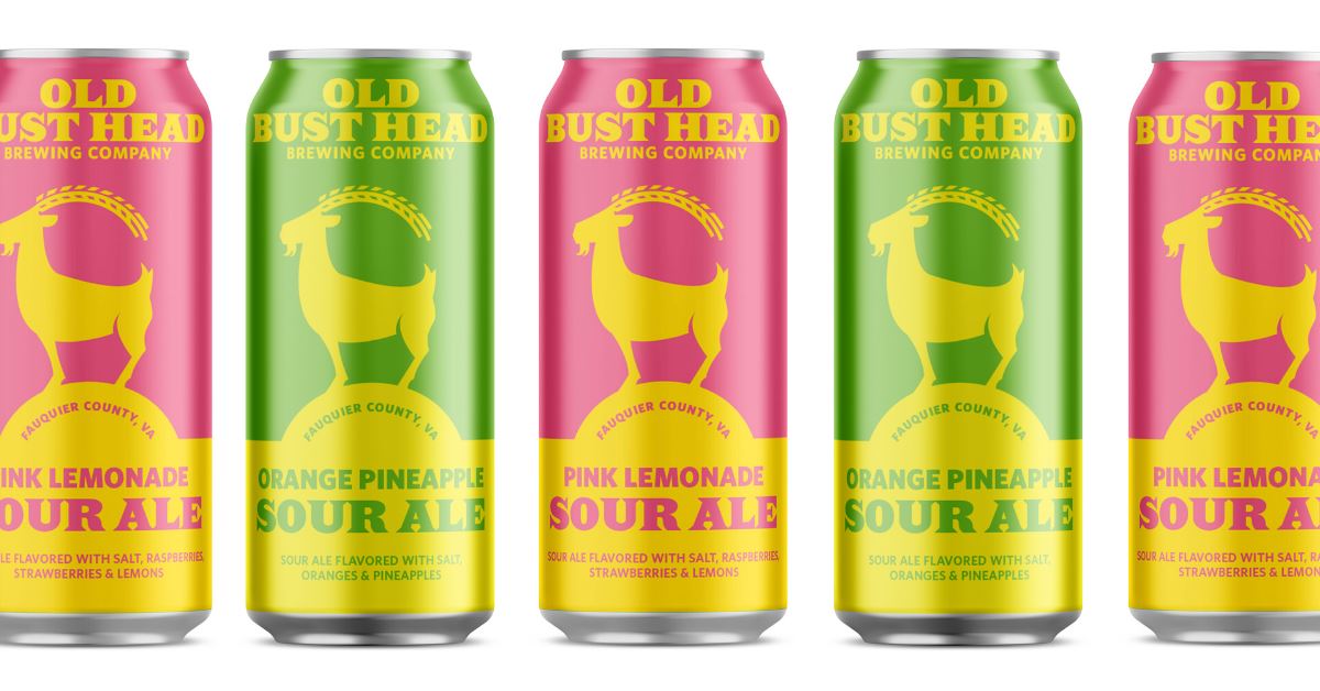 Pink Lemonade and Orange & Pineapple Gose Can Release Old Bust Head